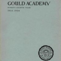 Gould Academy, ninety-eighth year, 1933-1934