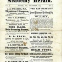 Academy Herald [1877-1879], Vol. 1, No. 2