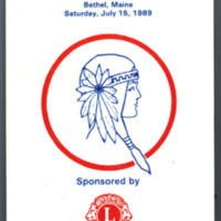 1989 Mollyockett Day program 