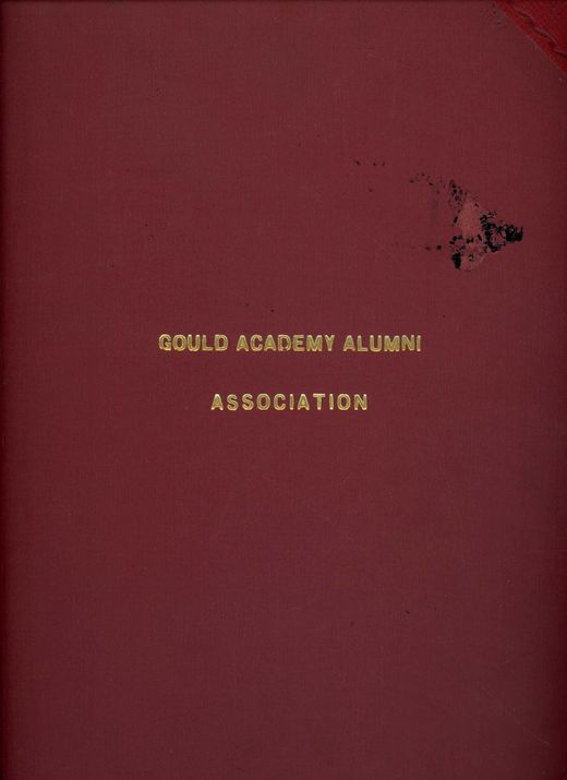 Gould Academy Alumni Association Scrapbook